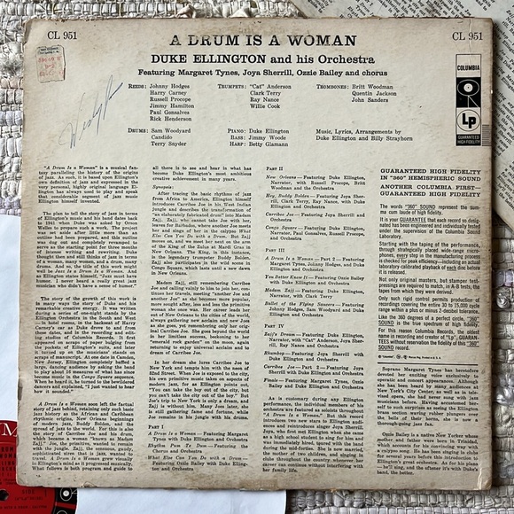 Duke Ellington and his Orchestra - “A Drum Is A Woman” Vinyl LP - Picture 2 of 5